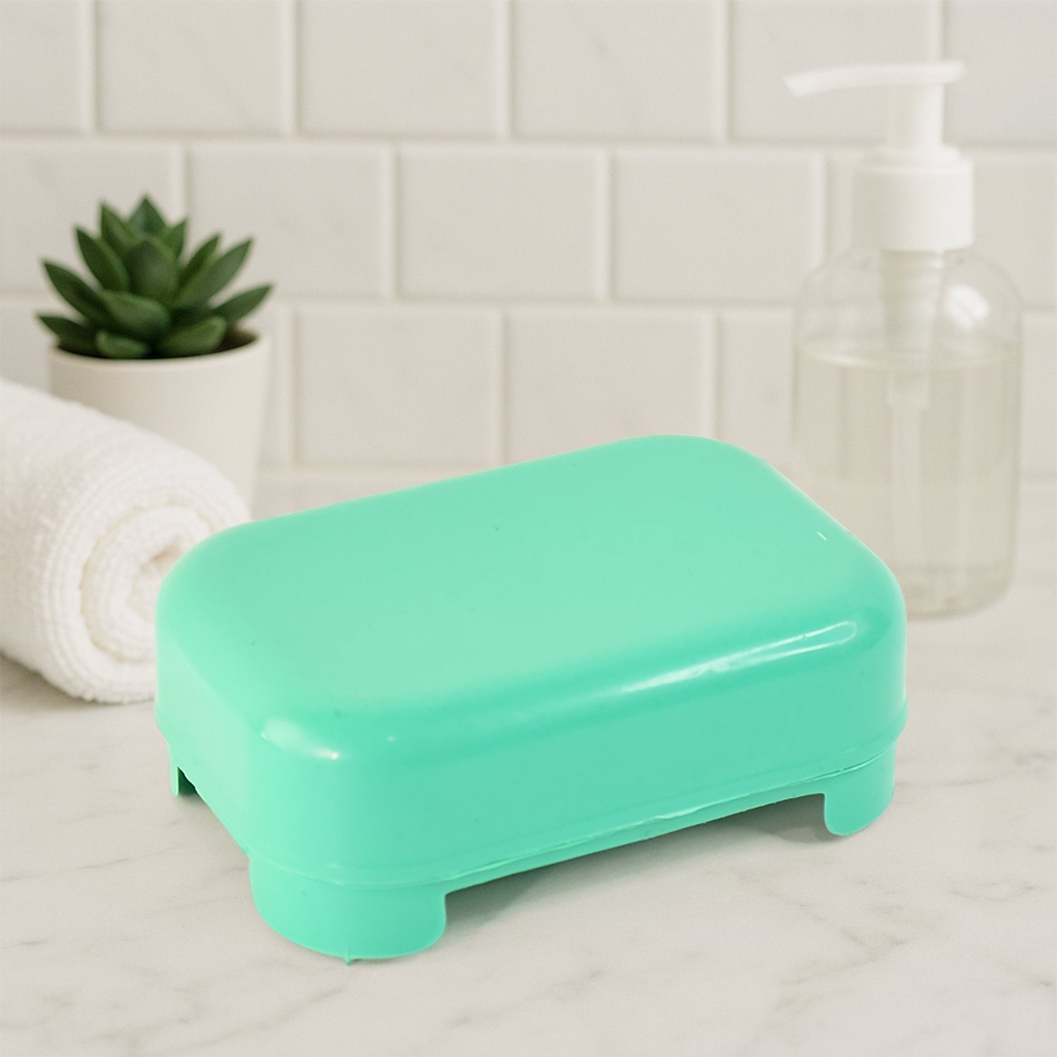 Elegant Aqua Green Soap Holder Elegant Aqua Green Soap Holder